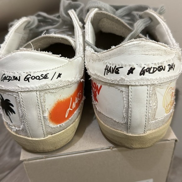 Golden Goose Super Star Double Quarter with list Sneakers - Picture 3 of 9